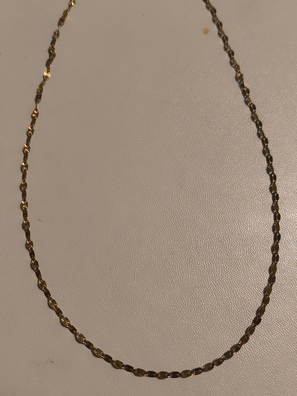 Classic Danescraft 24kt Over Sterling Silver Lace Twist Necklace 16 Inches